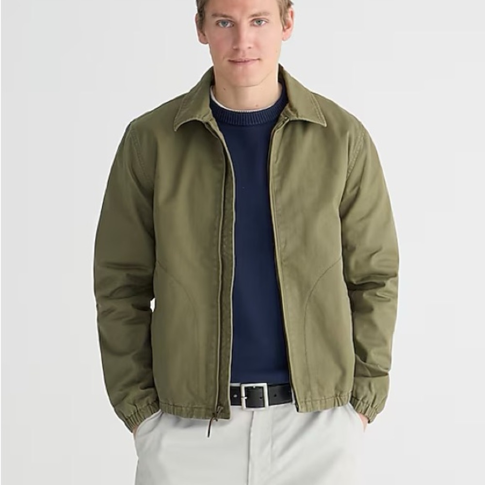 J. Crew Harrington Jacket in Cotton Twill